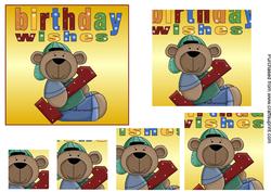 Birthday Bear 1 Pyramage