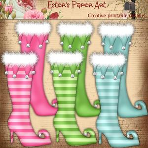 Christmas Efl Boots
