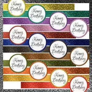 Birthday Ribbon Wraps