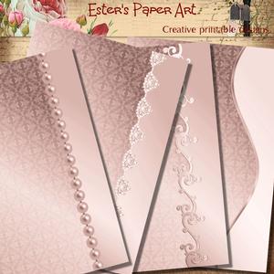 Luxury Card Fronts in Rose