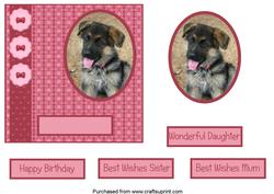 Cute Dog Card Front