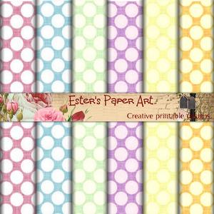 Canvas Spot Digital Paper Pack