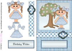 Little Miss Card Front