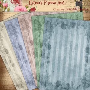 Vintage Stripe Textured Backgrounds