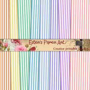 Striped Paper Pack