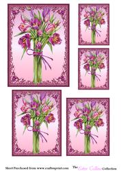 Lilac Flower Toppers