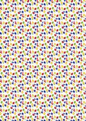 Clown Teardrop Pyramid Paper 1