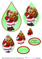 Santa & Ted Teardrop Pyramid
