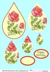 Rose Teardrop Pyramid