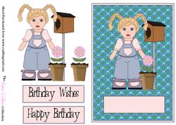 A5 Flower Girl Card Front