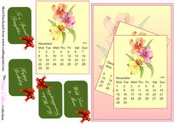 November Floral Birthday