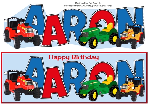 Little Tractors AARON large dl