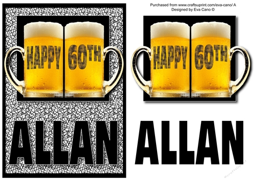Happy 60th Allan with beers