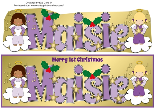 Christmas Angels MAISIE 1st Xmas large dl