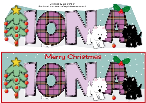 Playful Jazz Dogs IONA large dl