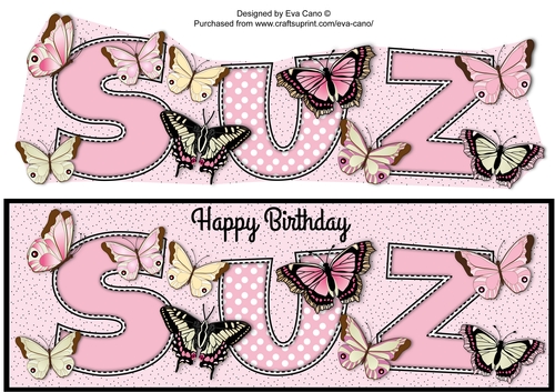 Butterflies SUZ large dl