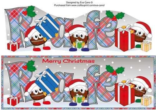 Crazy Christmas Puddings with presents RAFE large dl