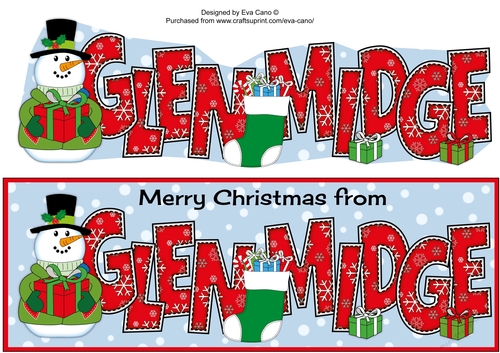 Merry Christmas from GLENMIDGE large dl
