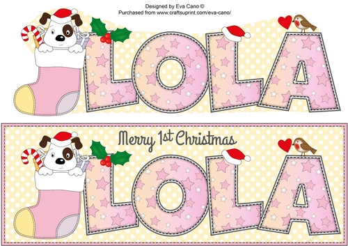 Patch 1st Xmas LOLA large dl