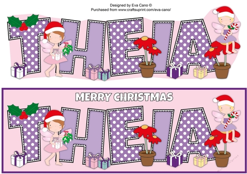 Christmas Fairies THEIA large dl