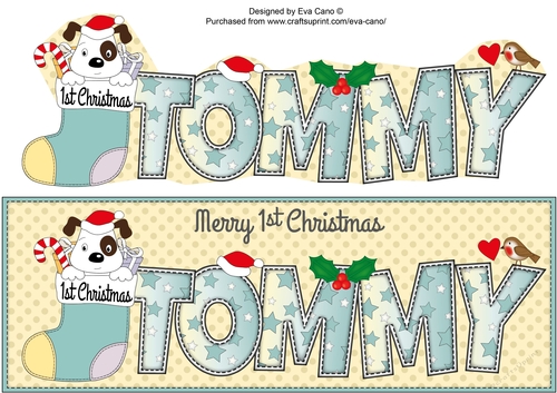 Patch 1st Xmas TOMMY large dl 2