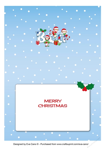 Christmas Fairies with Christmas Stockings BEA 5x7 insert