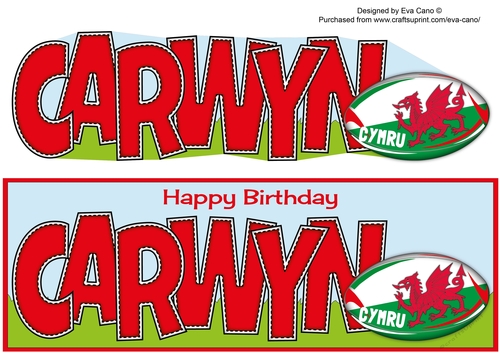 Welsh Rugby CARWYN large dl