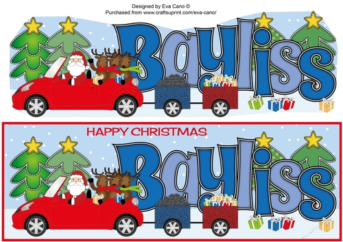Santas Car & trailers BAYLISS large dl