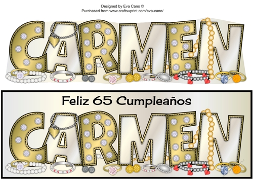 Jewellery CARMEN 65th large dl