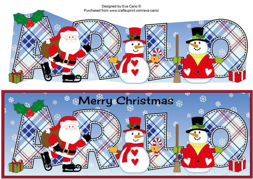Santa & Snowmen ARLO large dl