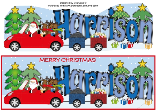Santas Car & trailers HARRISON large dl