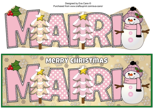 Cute Snowman MAIRI large dl