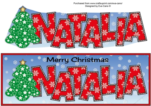 Christmas Tree NATALIA large dl