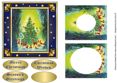 Christmas in the Forest Topper