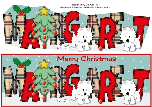 Playful Jazz Dogs MARGARET large dl