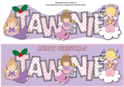 Christmas Angels TAWNIE large dl