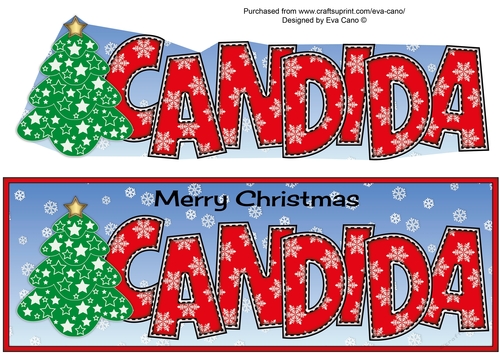 Christmas Tree CANDIDA large dl