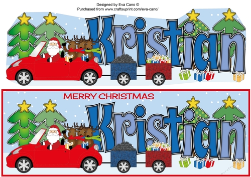 Santas Car & trailers KRISTIAN large dl