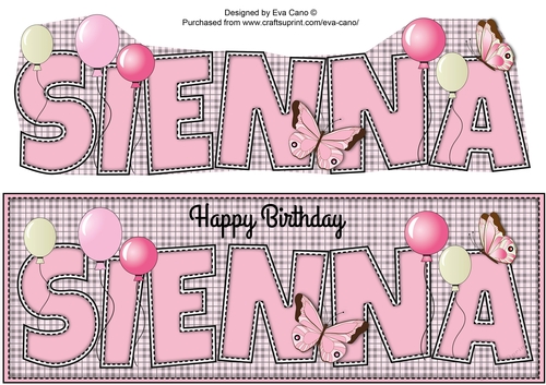 Butterflies and Balloons SIENNA large dl