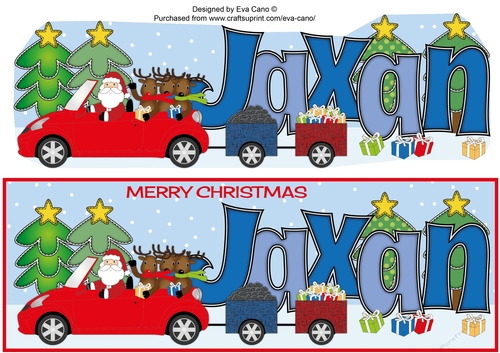 Santas Car & trailers JAXAN large dl