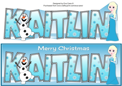 Christmas Snow Princess KAITLIN large dl