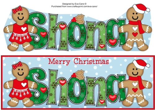Gingerbread Couple SHONA large dl