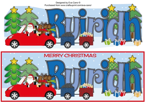 Santas Car & trailers RUIRIDH large dl