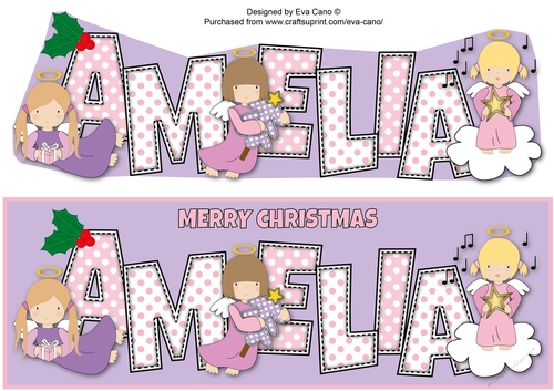 Christmas Angels AMELIA large dl