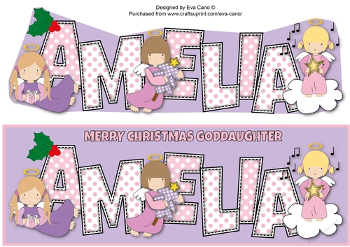 Christmas Angels AMELIA Goddaughter large dl