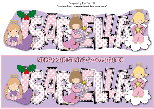 Christmas Angels ISABELLA Goddaughter large dl