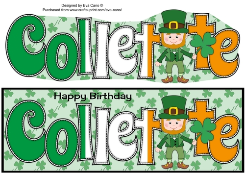 Irish Leprechaun COLLETTE large dl