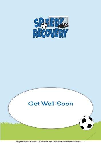 Blue Football Boots & Football SPEEDY RECOVERY insert