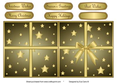 Christmas Present Shaped Card