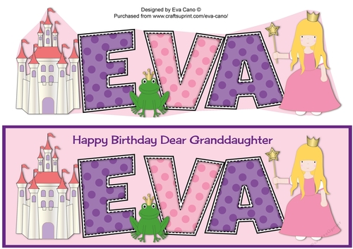 Little Princess EVA granddaughter large dl
